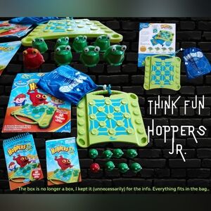 1 Player ThinkFun Hoppers Jr Logic Game Puzzle Frogs